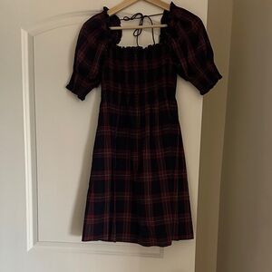 Hill House Red and Navy Plaid Dress